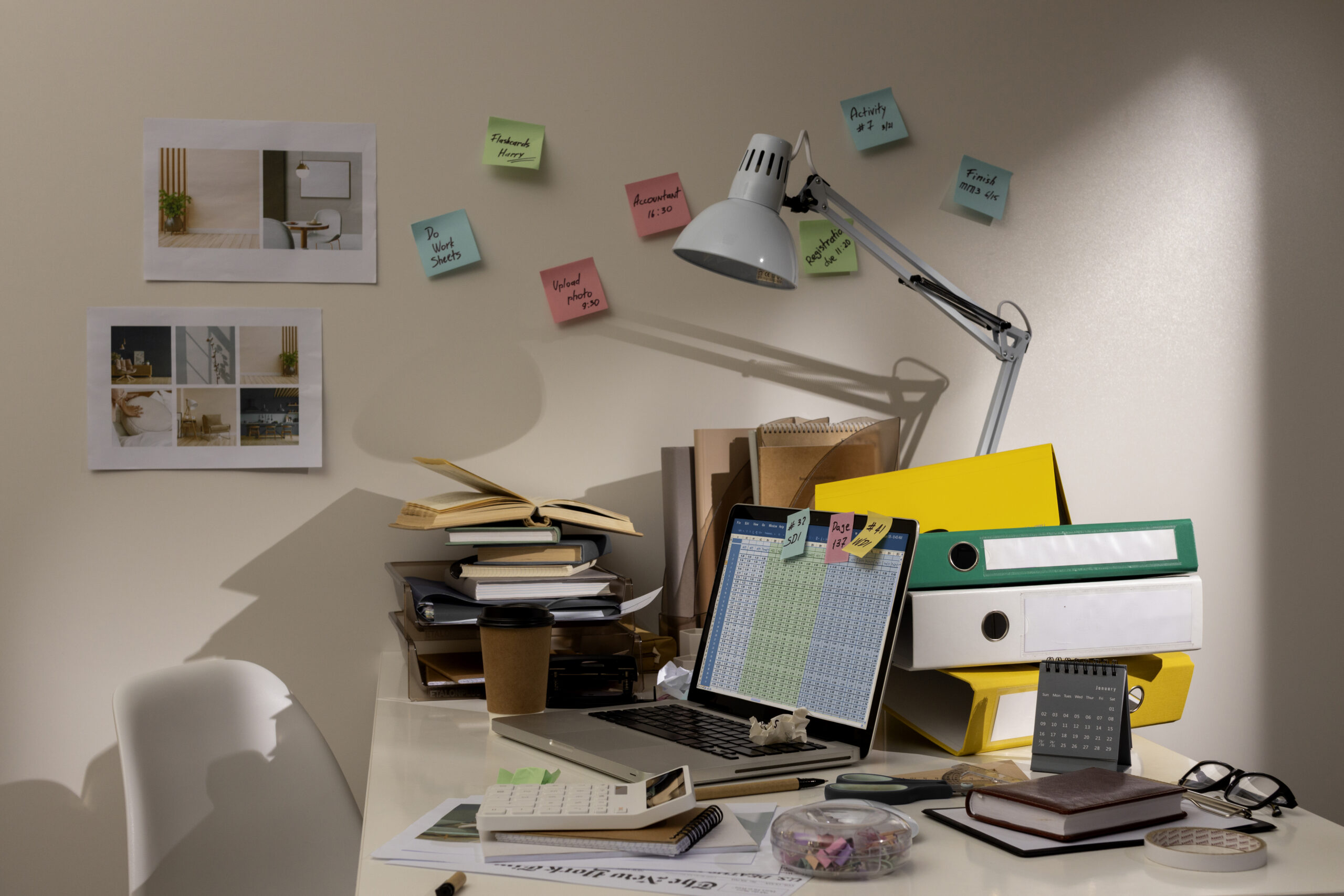 view-messy-office-workspace-with-laptop Tackling Document Chaos